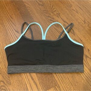 Gaiam strappy sports bra